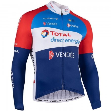 Radtrikot 2021 Team TotalEnergies Langarm N001